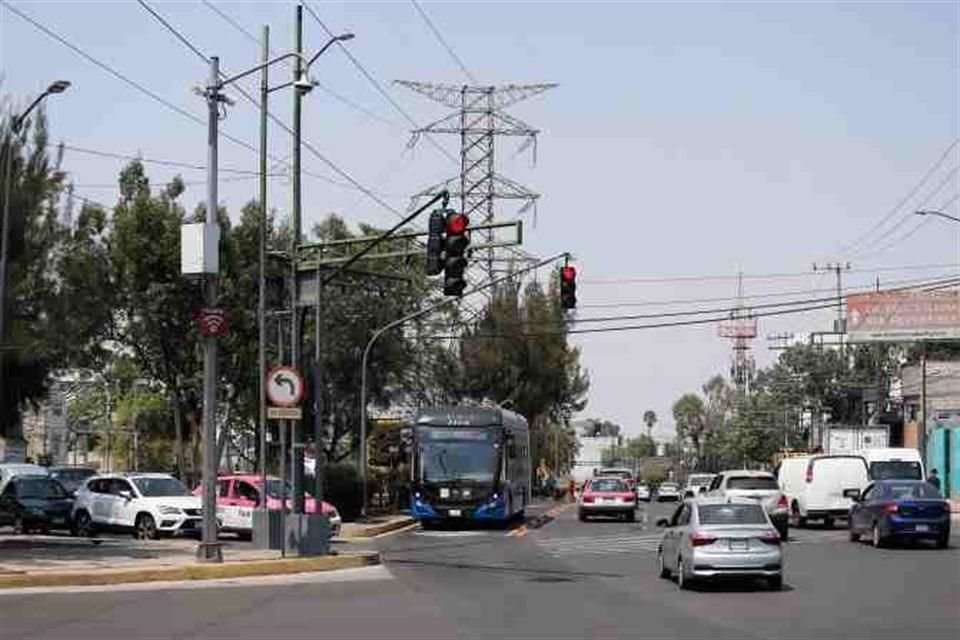 Semovi reconoce que uno de los puntos que requiere mejoras es Delfín Madrigal y Avenida del Imán, en los límites de la Colonia Ajusco.