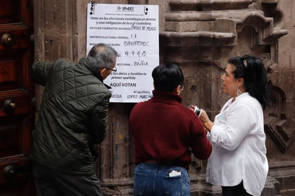 Instalación de la Casilla Básica 4748 ubicada en el Museo de la SHCP (Antiguo Palacio del Arzobispado), Moneda 4, Centro.