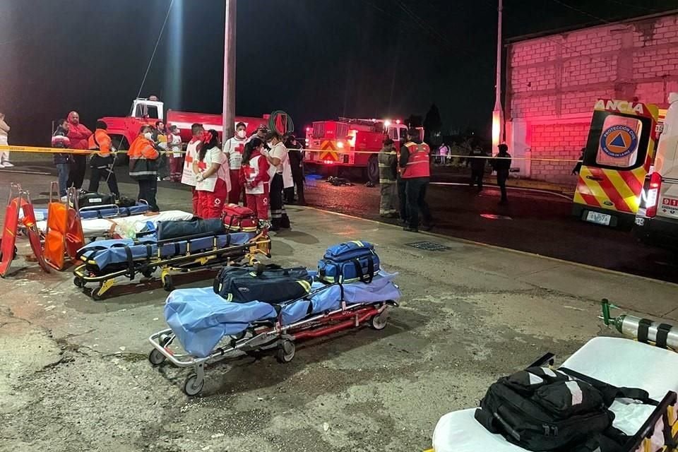Doce internos fallecieron y tres resultaron heridos en un incendio ocurrido en un centro de rehabilitación de San José Iturbide, Guanajuato.