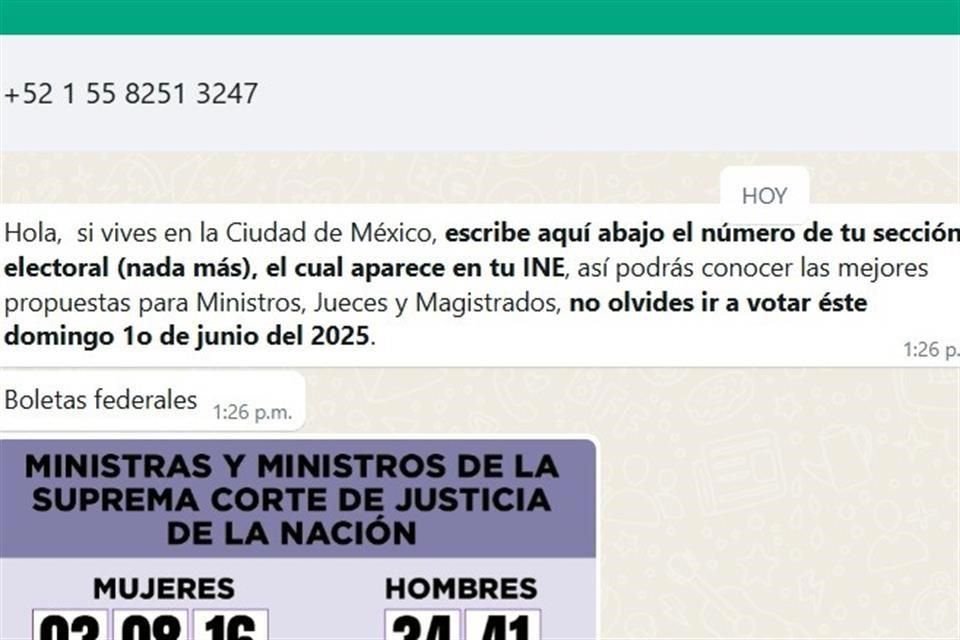 A través de Vigilante Electoral, de Grupo REFORMA, una lectora reportó este número donde se orienta cómo votar en la CDMX.