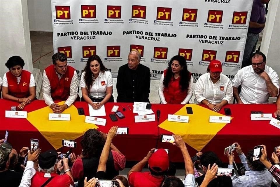 La dirigencia nacional del PT celebró los resultados que obtuvo sin Morena en Veracruz.