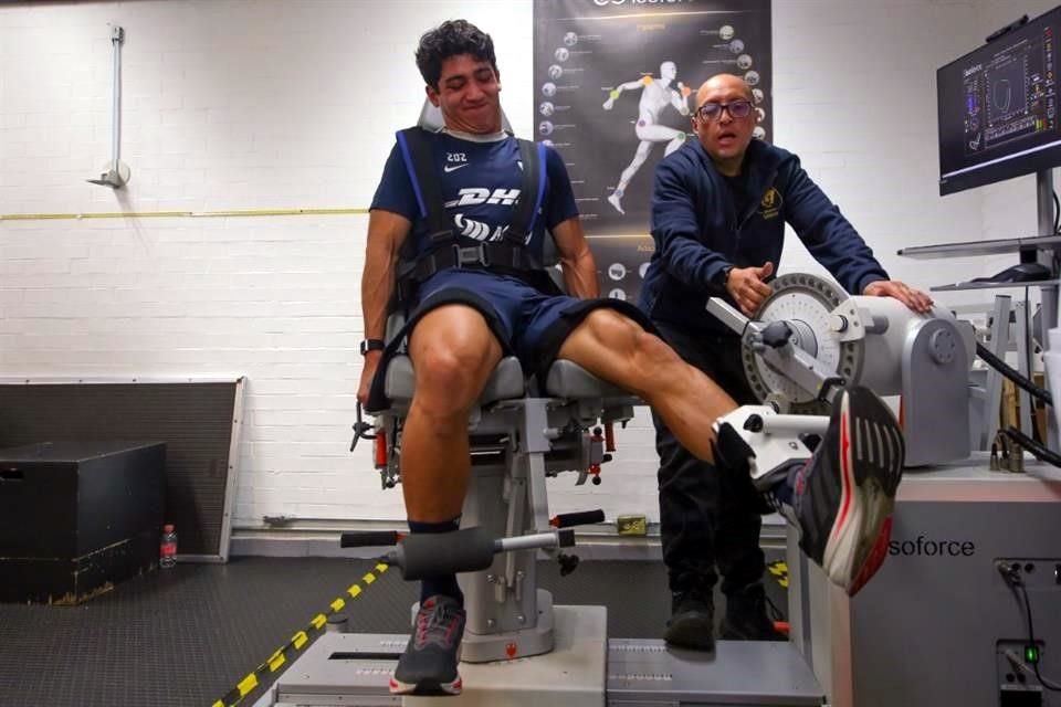 Los jugadores universitarios realizaron pruebas médicas en las instalaciones de la UNAM.