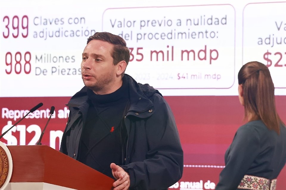 Eduardo Clark, Subsecretario de Salud, dijo que el ahorro representa pagar un año de salario a 30 mil médicos especialistas. 