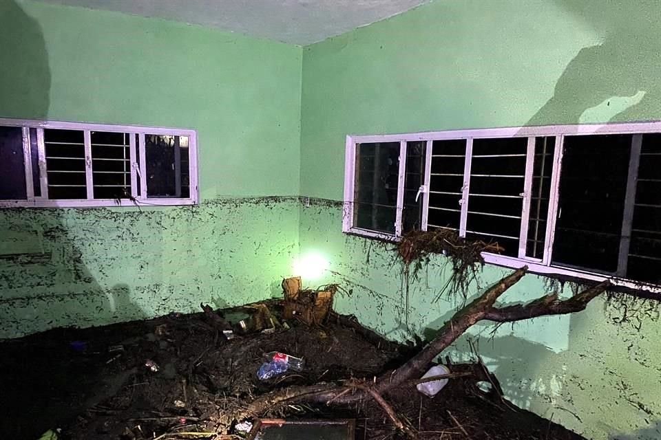 In Izúcar de Matamoros wurden durch die Regenfälle Häuser überflutet.
