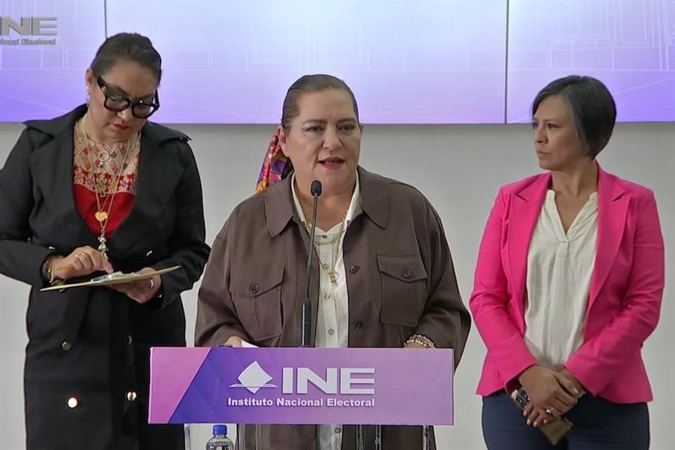 Guadalupe Taddei, consejera presidenta del INE.
