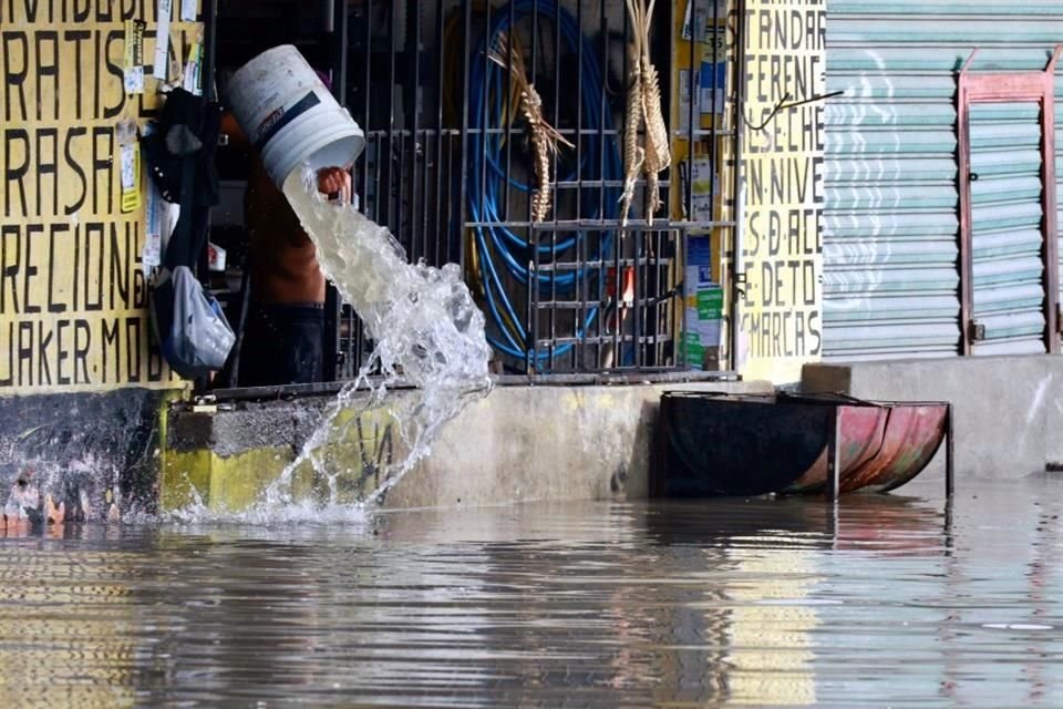 Die Gemeinde San Mateo Atenco im Toluca-Tal, Edomex, stand unter Wasser.