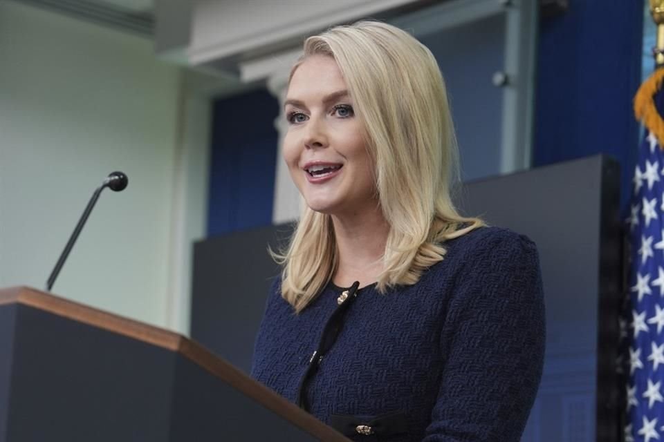 La Secretaria de Prensa de la Casa Blanca, Karoline Leavitt, habla durante una conferencia de prensa el 3 de junio del 2025.