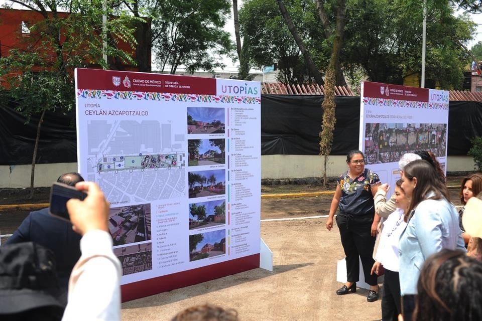 La Utopía inició su construcción en el Deportivo Ceylán, en la Alcaldía Azcapotzalco.