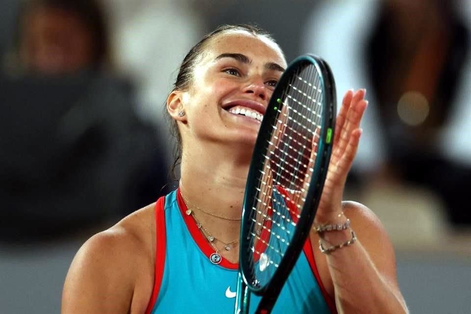 Aryna Sabalenka está a un triunfo del título del Grand Slam frances.