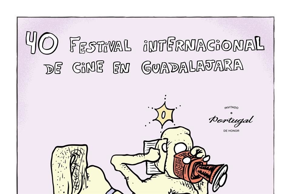 Cartel 40 del Festival Internacional de Cine de Gudalajara.