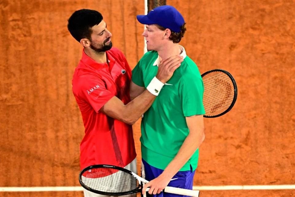 La juventud se Sinner se impuso a la experiencia de Djokovic.