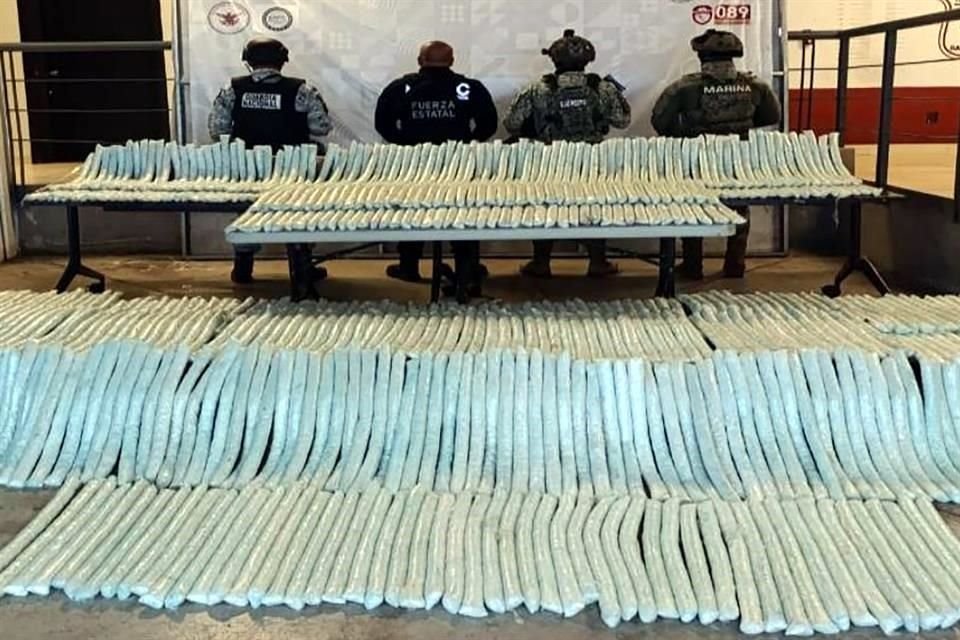 Una afectación económica de mil 201 millones de pesos a la delincuencia organizada es el resultado de operativos en Chiapas, Baja California y Michoacán, donde se aseguró droga.