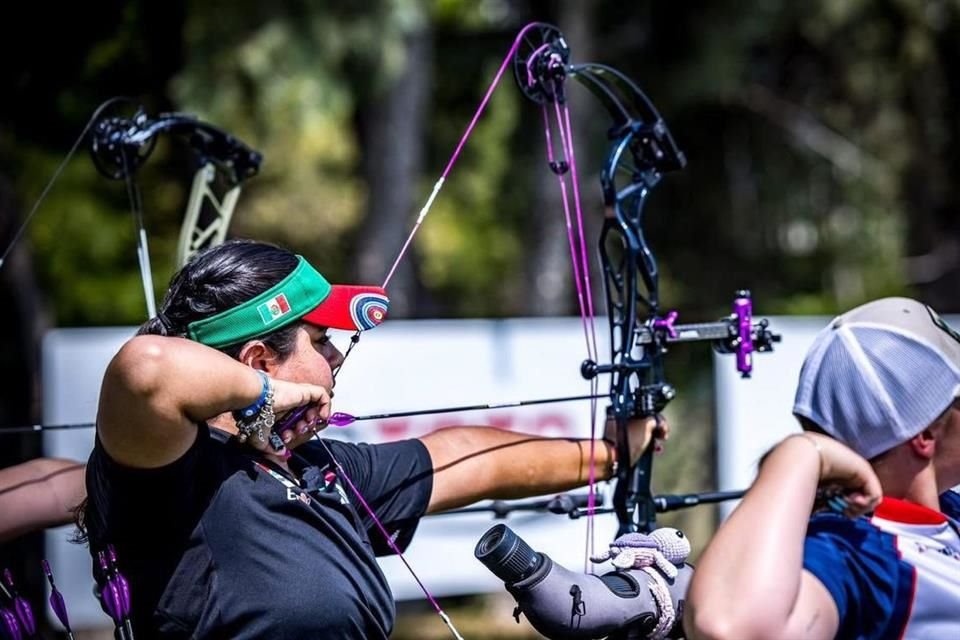 Andrea Becerra consiguió la medalla de oro en la Copa del Mundo de Tiro con Arco, en la modalidad arco compuesto.
