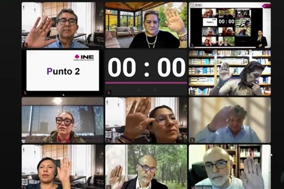 En la sesión virtual, los consejeros informaron que se ha concluido el cómputo de la elección de ministros de la Corte.