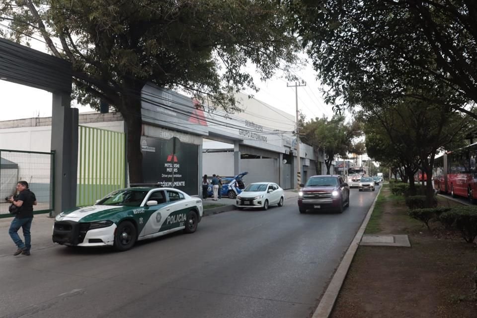 Al momento policías llevan a cabo un seguimiento para dar con los presuntos responsables.