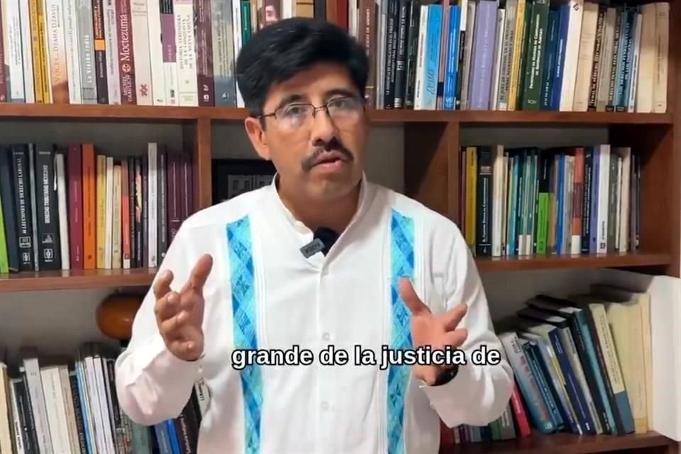 Hugo Aguilar Ortiz, próximo  presidente de la Suprema Corte, difundió este domingo un mensaje.