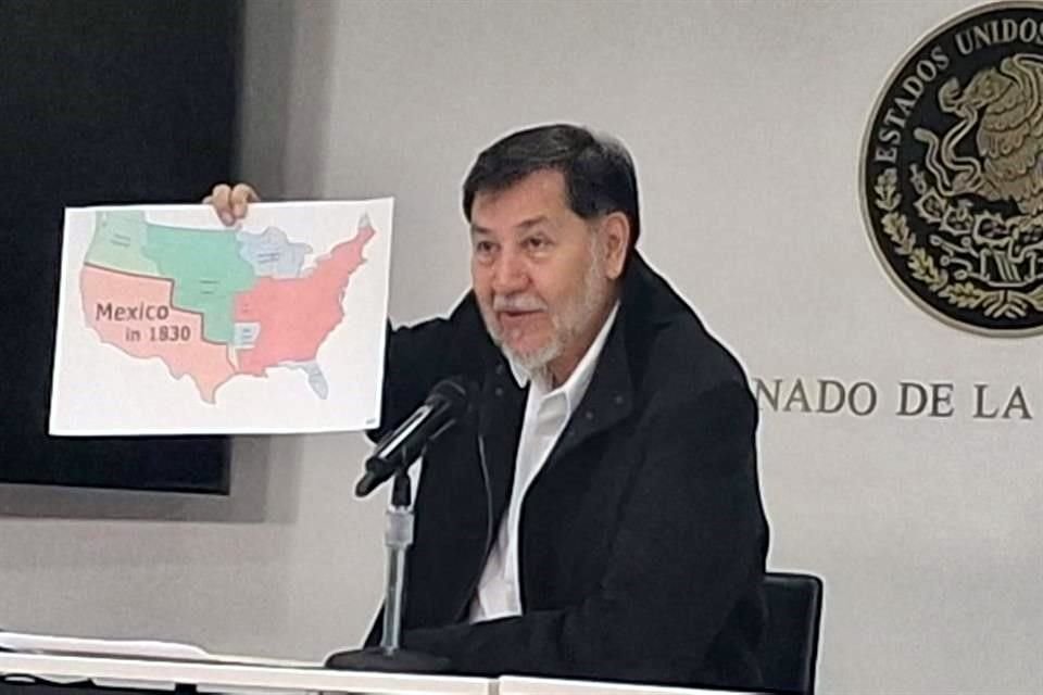 El senador Fernández Noroña condenó en conferencia este 9 de junio las actitudes racistas en contra de los migrantes mexicanos en Los Angeles, California.