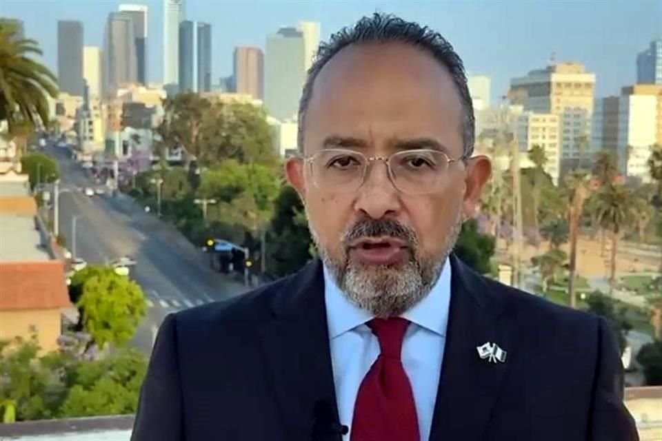 El Cónsul de México en Los Ángeles, Carlos González, envío un mensaje a los connacionales que se manifiestan en esta ciudad.