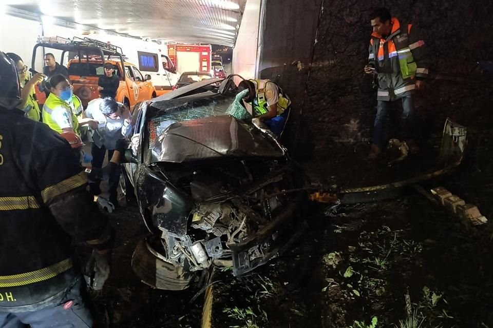 El accidente ocurrió a la altura de Avenida San Jerónimo, en la Colonia San Jerónimo Lídice.