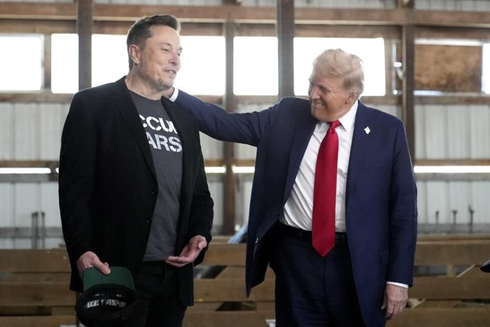Elon Musk en un acto de campaña de Donald Trump, entonces candidato republicano a la presidencia, el 5 de octubre de 2024, en Butler, Pensilvania.