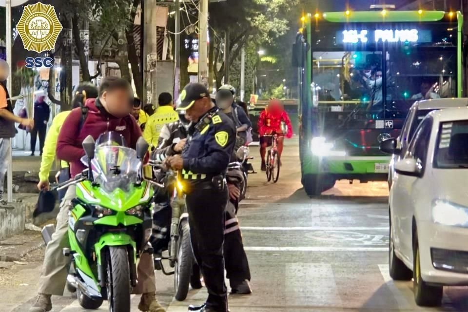 Elementos de la SSC liberaron la ruta del Trolebús.