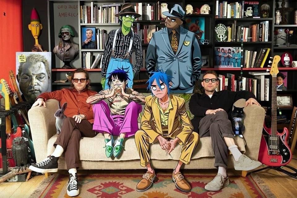 Gorillaz lanzó 'Meanwhile', un álbum sorpresa con tres canciones para celebrar el Carnaval de Notting Hill.