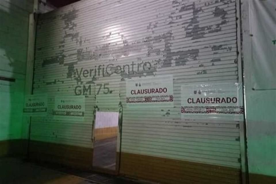El verificentro clausurado ayer es el cuarto sancionado en lo que va del año.