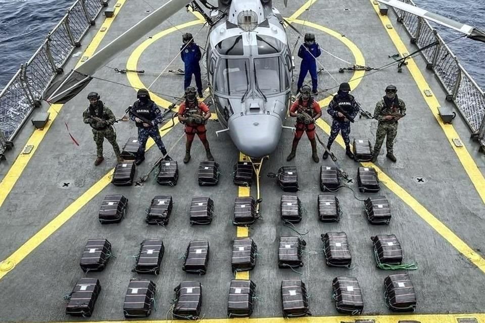 En el aseguramiento participaron elementos de la Defensa Nacional, Fiscalía General de la República, Guardia Nacional y Secretaría de Seguridad y Protección Ciudadana.