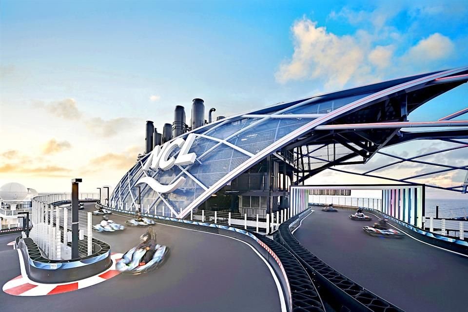 On Norwegian Cruise Line's Norwegian Prima, you can enjoy the Prima Speedway, a fun go-kart racing track onboard.