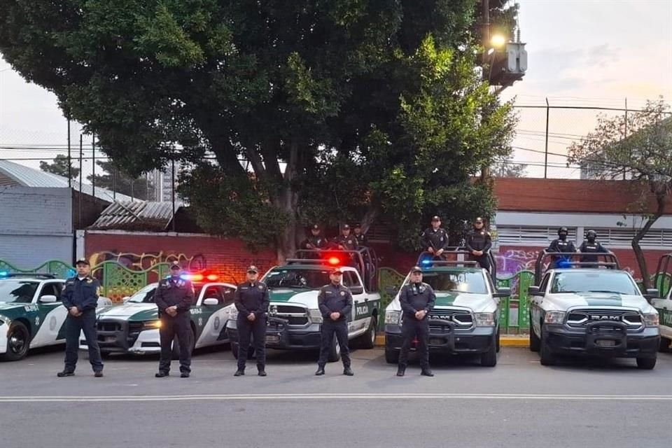 Los efectivos policiales también realizarán patrullajes y recorridos de seguridad y vigilancia en diferentes colonias.