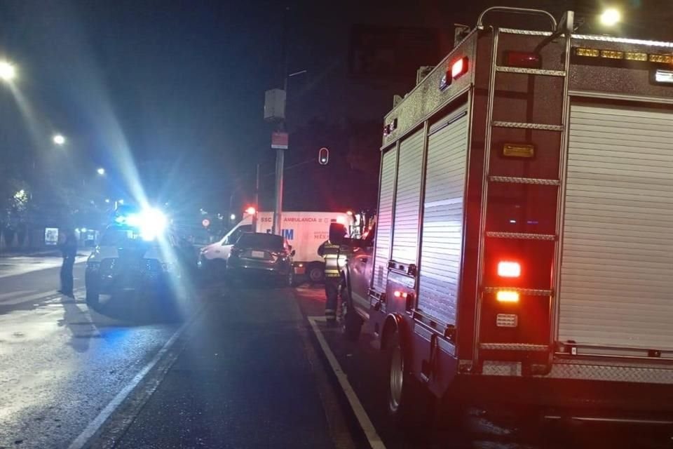 El accidente ocurrió frente a las oficinas de la Comisión de Derechos Humanos, en la Colonia Axotla.