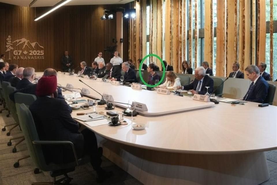 La Presidenta Sheinbaum participó como invitada en la plenaria de la G7 en Canadá.