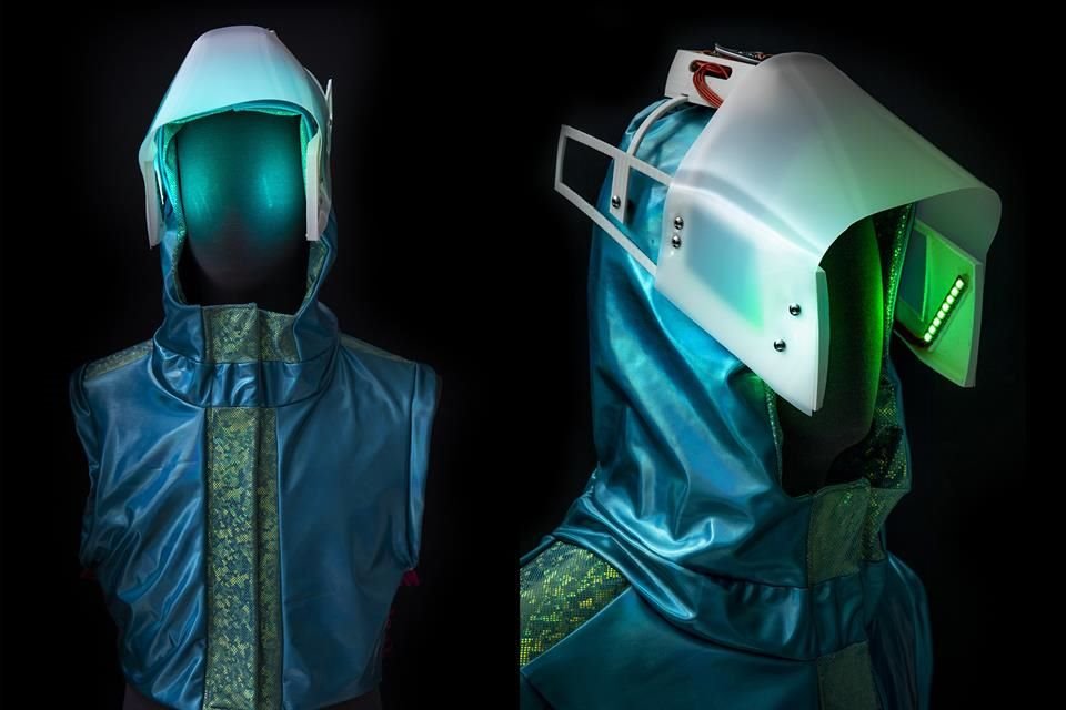 Pieza de la exposición  'Envíos del futuro. Ejercicios de diseño especulativo latinoamericano', en el Museo de Arte de Zapopan.