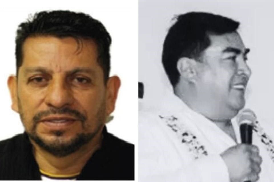 Santos Moreno Rodríguez (lado izquiero), alias 'El Kiko', es señalado por ser el autor intelectual del asesinato del Alcalde de Tacámbaro, Michoacán, Salvador Bastida.