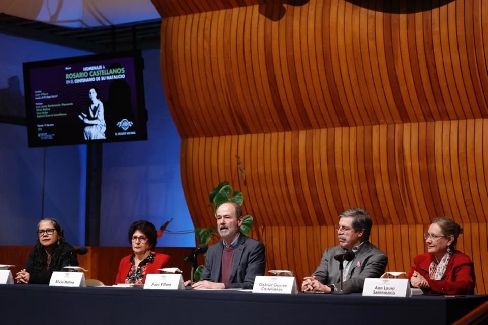Rosario Castellanos fue homenajeada por su centenario en El Colegio Nacional, institución que en vida la rechazó como integrante.