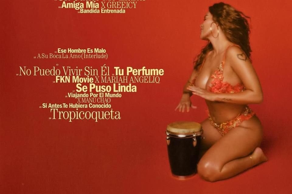 El disco, compuesto por 20 canciones, recorre una variedad de sonidos latinoamericanos que van desde el merengue hasta el vallenato.