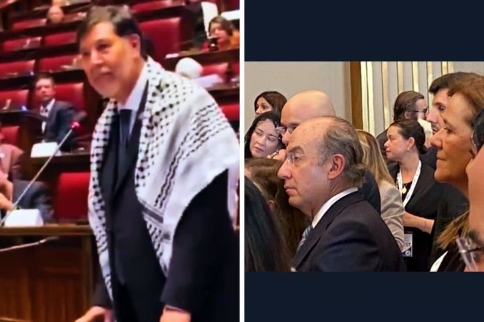 El ex Presidente Felipe Calderón y su esposa Margarita Zavala coincidieron con el senador morenista Gerardo Fernández Noroña en una audiencia con el Papa León XIV.