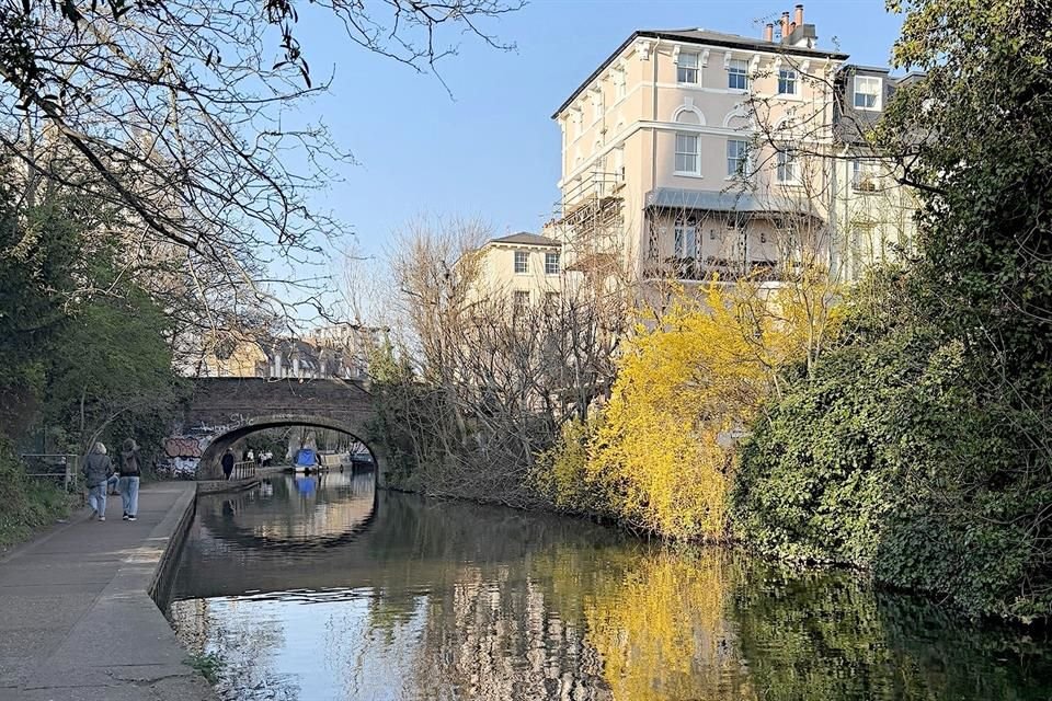Il canale sul fianco di Primrose Hill.