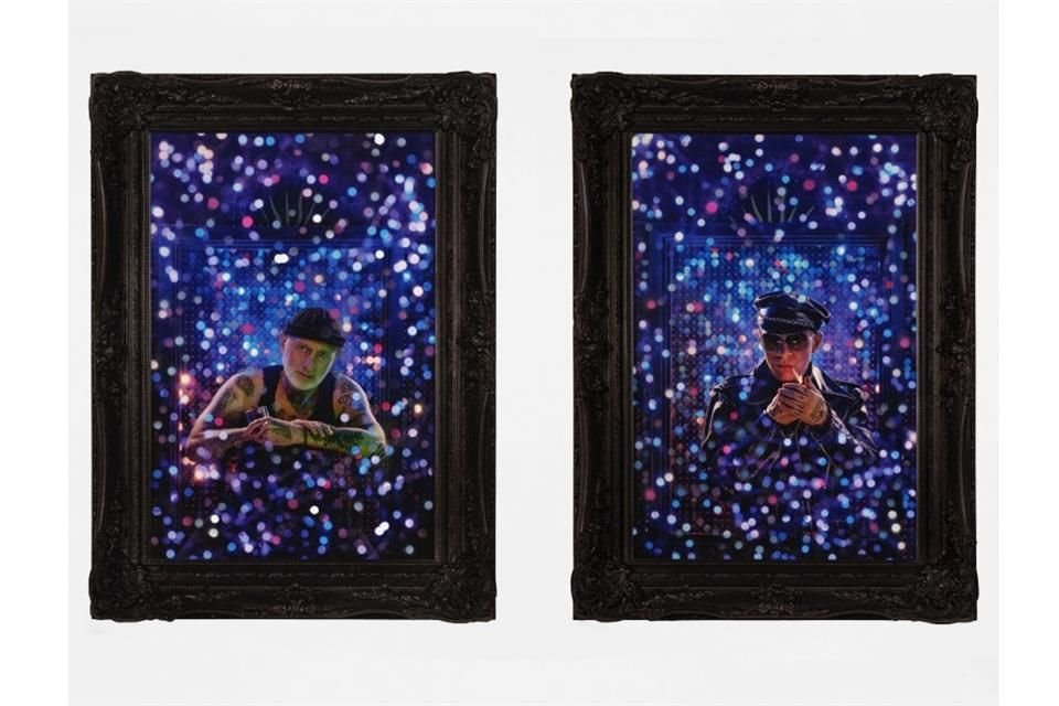 Pierre y Gilles en un autorretrato del año pasado; lleva 50 años en mancuerna creativa.