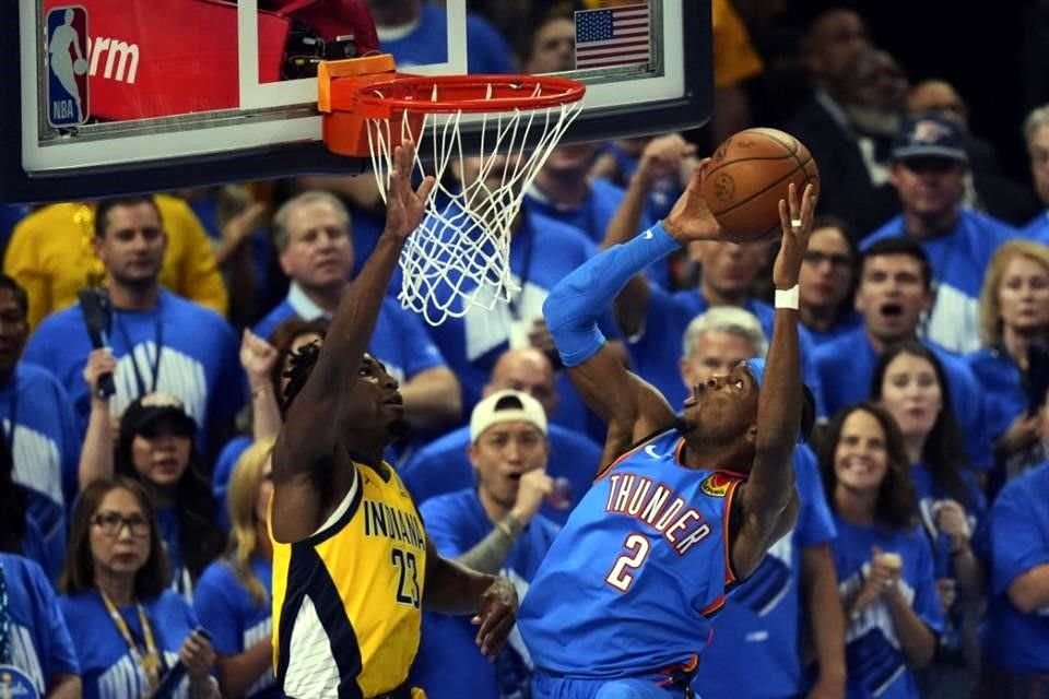 Los favoritos Thunder remataron el trabajo frente a su público de la mano de su estrella Shai Gilgeous-Alexander, quíen anotó 29 puntos.