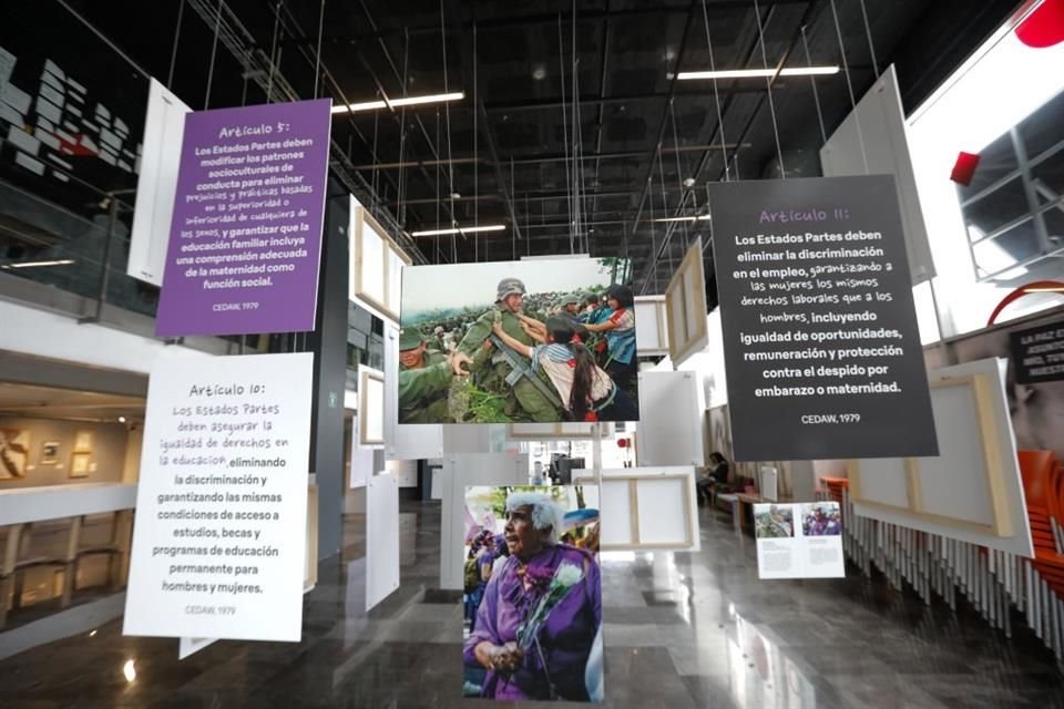 La exposición 'Tlatelolco, Epicentro de desarme nuclear y feminismos' se presenta en el marco de los 50 años de la primera Conferencia Mundial de la Mujer en México.
