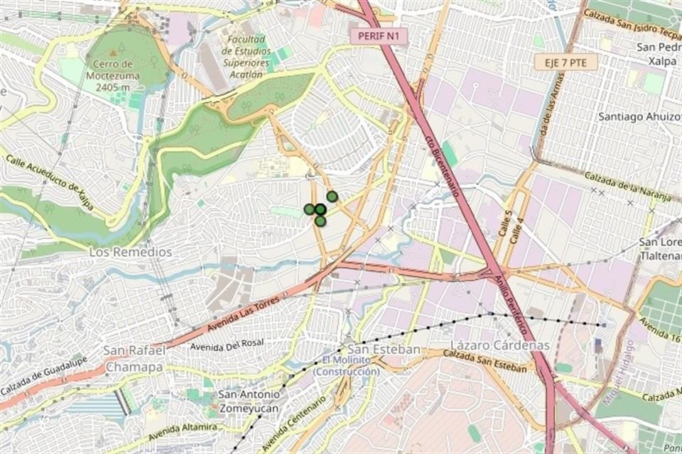 Seis microsismo ocurrieron en el Municipio de Naucalpan, Estado de México.