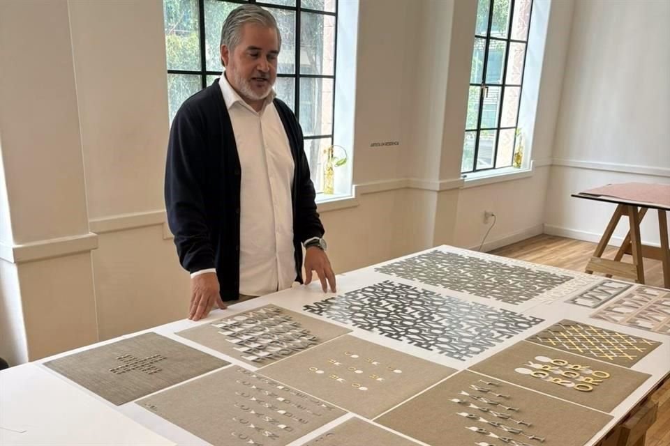 Daniel Alcalá exhibe 30 piezas entre dibujos, ensamblajes y esculturas, a manera de homenaje a Mathias Goeritz en El Room.