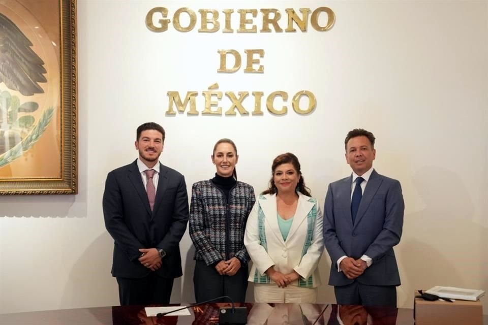 La Mandataria recibió a los Gobernadores de Nuevo León y Jalisco, así como a la Jefa de Gobierno de la CDMX, para afinar los detalles de la Copa Mundial 2026.