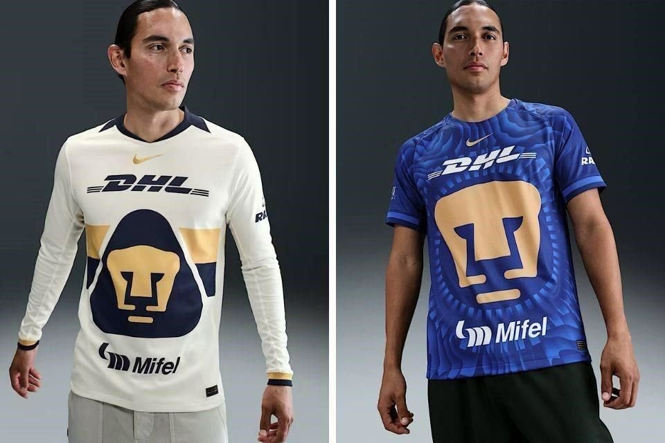Las playeras de Pumas para el Apertura 2025.