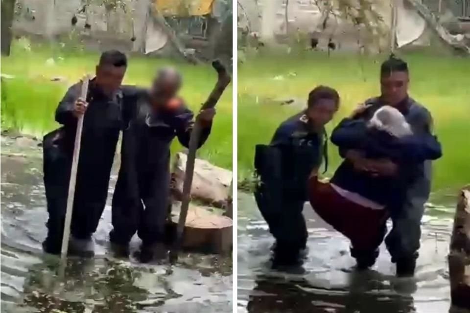 Ambos fueron encontrados en sus camas, rodeados de más de 50 centímetros de altura de agua y como no podían andar por su propio pie, se les dificultó conseguir alimento o llamar a sus familiares.