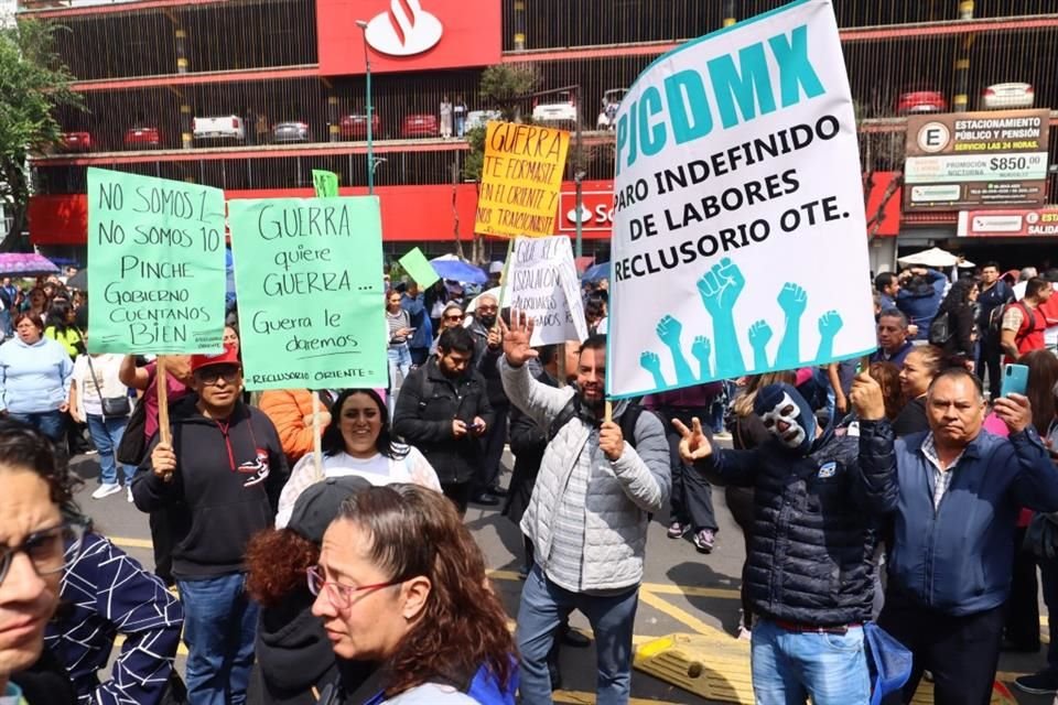 El propósito de la marcha al Zócalo era exigir una audiencia con la Jefa de Gobierno, Clara Brugada.