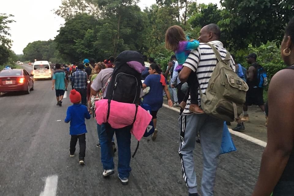 Las 82 personas migrantes son originarias de Honduras, El Salvador, Nicaragua, Venezuela y Cuba.