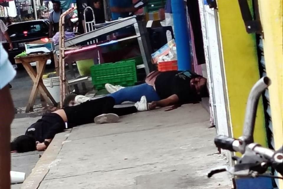 Las mujeres fueron asesinadas en el pasillo de mariscos en la Central de Abastos de Tetelcingo, Cuautla.