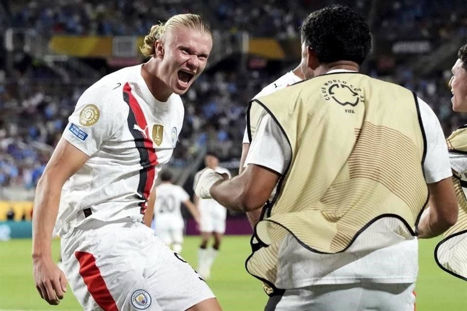 Erling Haaland fue quien marcó el segundo tanto del cuadro inglés.